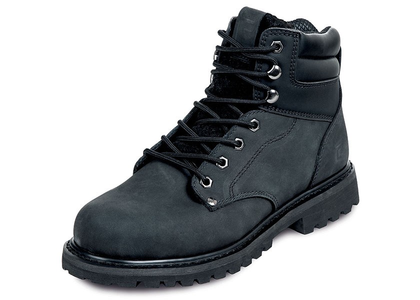 Zimní pracovní obuv BK FARMER O2 SRC Cl kotníkové farmářky - černé