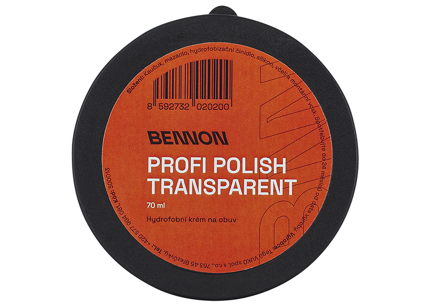 Hydrofobní transparentní krém PROFI POLISH na obuv s membránou - 70 ml