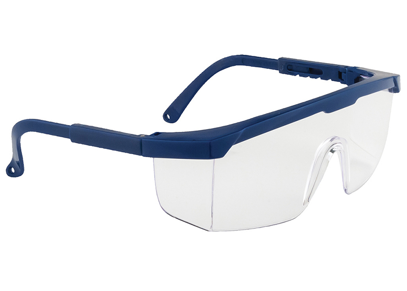 Brýle ochranné PORTWEST PW33 Classic modré rámečky - čiré