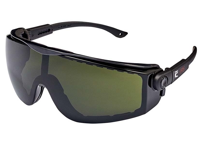 Brýle ochranné BENAIS tmavost st. 5 - zelené