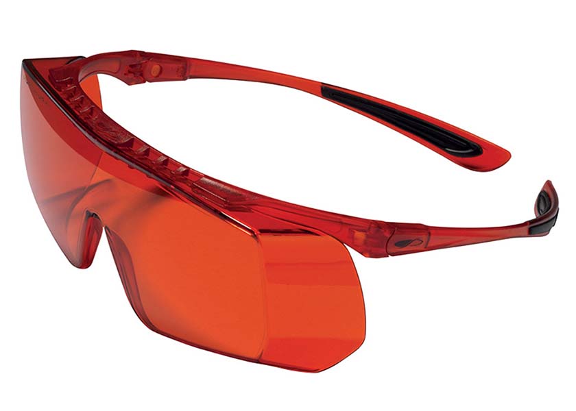 Brýle ochranné JSP COVERLITE - oranžové