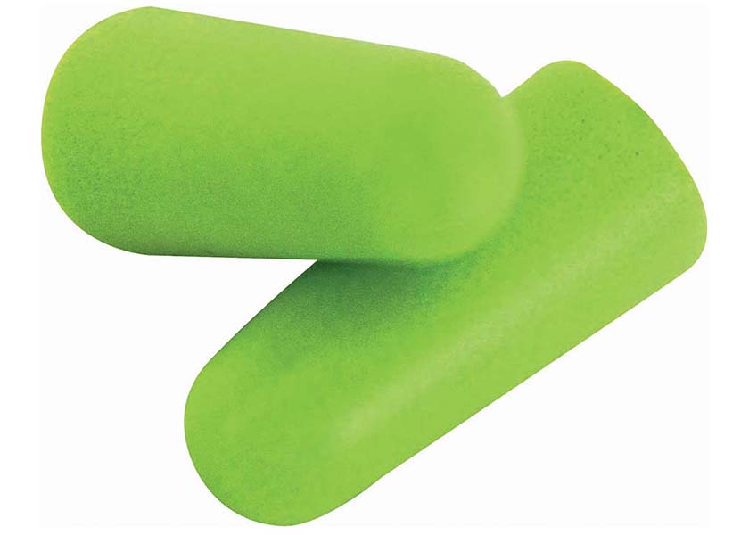 Ušní zátky EAR DEFENDER ED COMFORT PLUG (250 párů) pěnové - zelená