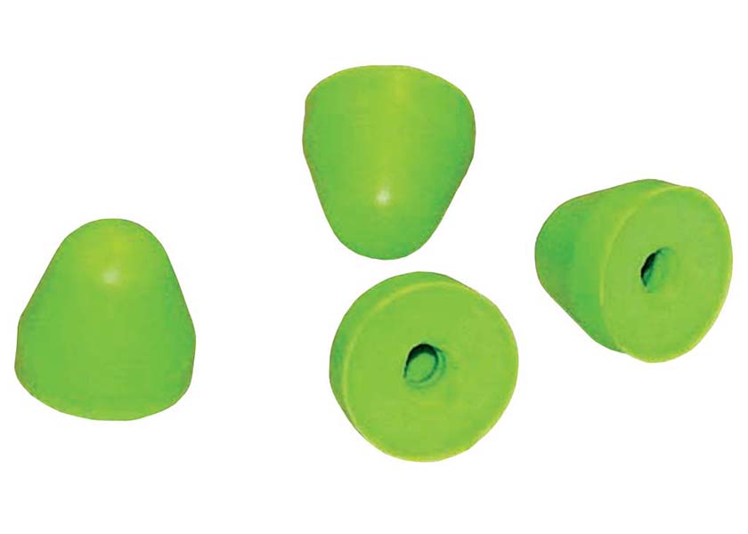 Ušní zátky EAR DEFENDER ED FLEX pěnové náhradní (10 párů) - zelená