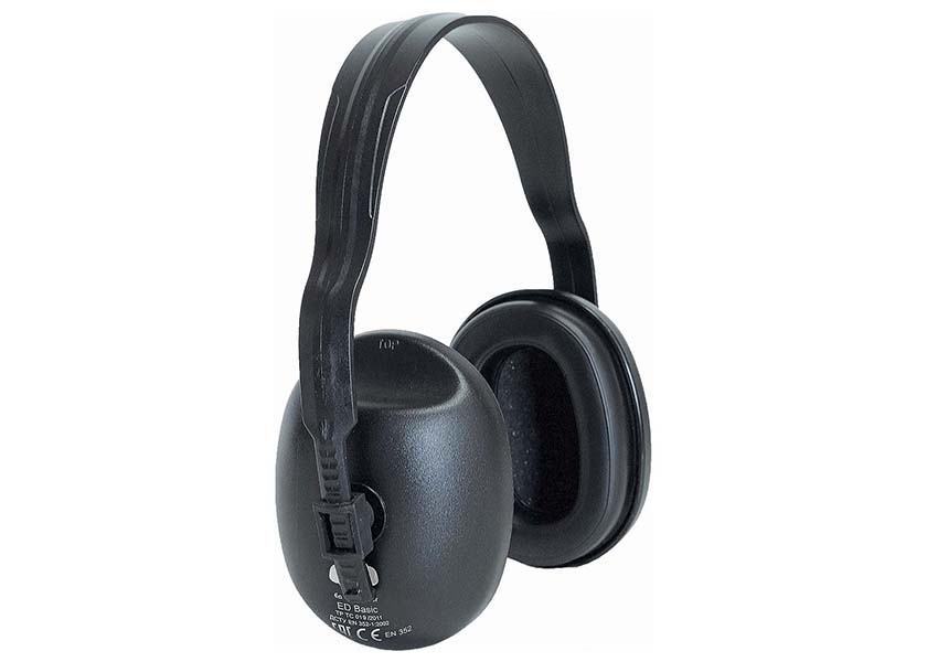 Mušlový chránič sluchu EAR DEFENDER ED BASIC - černý