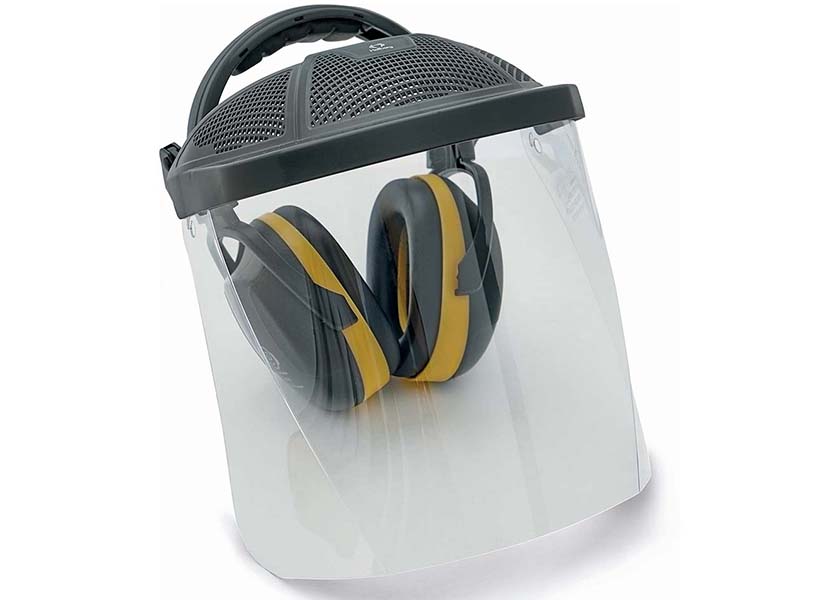 Mušlové chrániče sluchu EAR DEFENDER ED 2H ED 2H s PC štítem