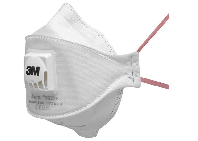 Filtrační polomaska 3M 9332+ respirátor FFP3 NR ComfortPlus - skládací s ventilkem