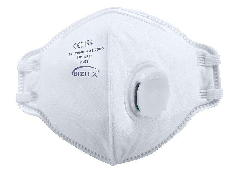 Filtrační polomaska PORTWEST P351 respirátor FFP3 NR D (1 ks) - skládací s ventilkem