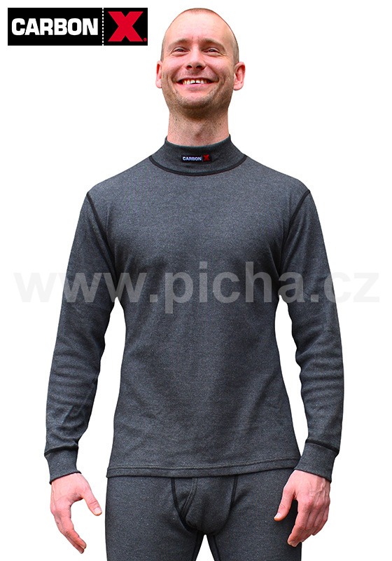 Nehořlavé tričko CarbonX ACTIVE antistatické S/XL - šedé