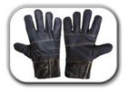 Pracovní rukavice kožené a svářecí