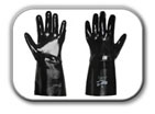 Ochranné rukavice Ansell proti chemikáliím, kyselinám a louhům